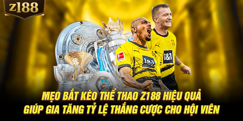 Mẹo bắt kèo thể thao Z188 hiệu quả giúp gia tăng tỷ lệ thắng cược cho hội viên