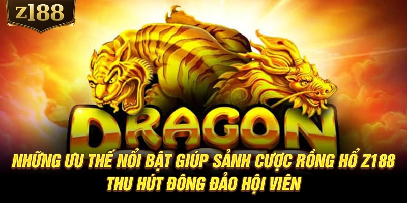 Những ưu thế nổi bật giúp sảnh cược Rồng Hổ Z188 thu hút đông đảo hội viên
